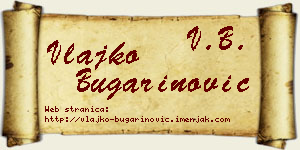 Vlajko Bugarinović vizit kartica